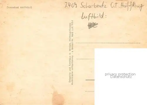 AK / Ansichtskarte Haffkrug_Ostseebad Fliegeraufnahme Haffkrug_Ostseebad