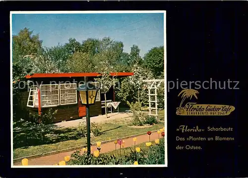 AK / Ansichtskarte Scharbeutz_Ostseebad Florida Ferienparadies mit Palmen Cafe Suedsee Scharbeutz_Ostseebad