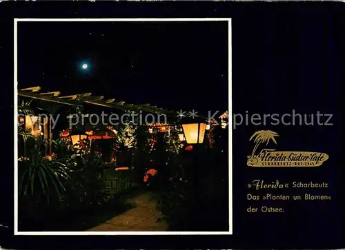 AK / Ansichtskarte Scharbeutz_Ostseebad Florida Ferienparadies mit Palmen Cafe Suedsee Scharbeutz_Ostseebad