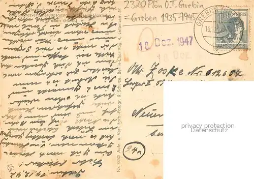 AK / Ansichtskarte Grebin Genesungsheim Im Stillen Tal der LVA Schleswig Holstein Grebin