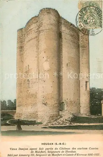 AK / Ansichtskarte Houdan Chateau des anciens Comtes de Monfort Seigneurs de Houdan Houdan