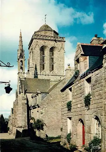AK / Ansichtskarte Locronan Demeures anciennes la chapelle et leglise du Penity Locronan