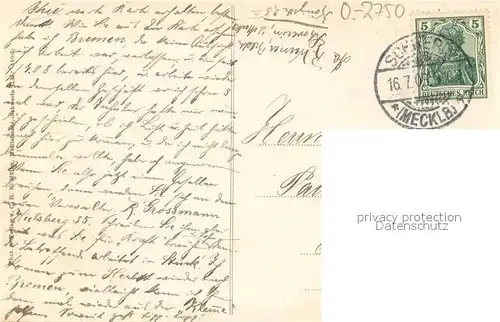 AK / Ansichtskarte Schwerin__Mecklenburg Stadtpanorama mit Schloss 