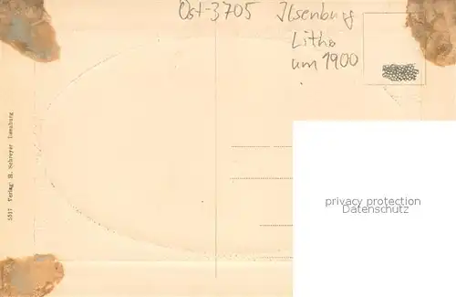 AK / Ansichtskarte Ilsenburg_Harz Panorama Blick vom Schloss Litho Ilsenburg Harz