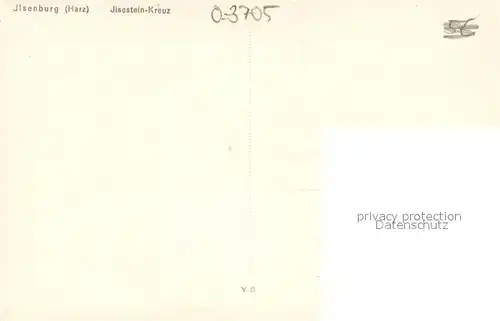 AK / Ansichtskarte Ilsenburg_Harz Ilsestein Gipfelkreuz Felsen Ilsenburg Harz