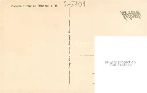 AK / Ansichtskarte Druebeck Klosterkirche Druebeck