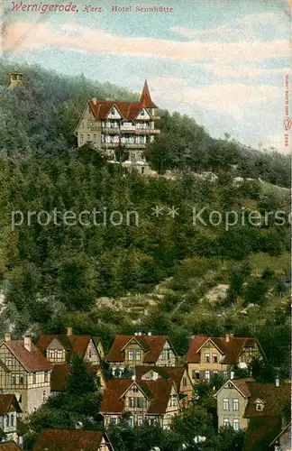 AK / Ansichtskarte Wernigerode_Harz Hotel Sennhuette Wernigerode Harz