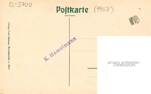 AK / Ansichtskarte Wernigerode_Harz Altes Haus Wernigerode Harz