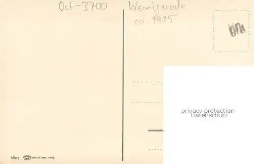 AK / Ansichtskarte Wernigerode_Harz Stadtbild mit Schloss Wernigerode Harz