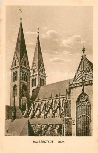 AK / Ansichtskarte Halberstadt Dom Halberstadt