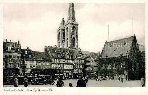 AK / Ansichtskarte Halberstadt Holzmarkt Halberstadt