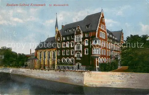 AK / Ansichtskarte Bad_Kreuznach Radium Solbad St. Marienwoerth Krankenhaus Bad_Kreuznach