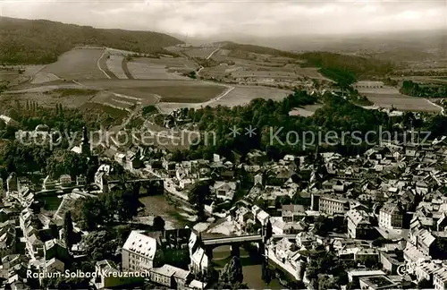 AK / Ansichtskarte Bad_Kreuznach Radium Solbad Fliegeraufnahme Bad_Kreuznach