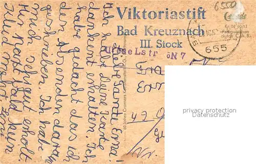 AK / Ansichtskarte Bad_Kreuznach Kinderheilanstalten Viktoriastift Fliegeraufnahme Bad_Kreuznach