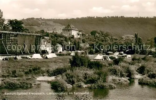 AK / Ansichtskarte Bad_Kreuznach Radium Sobad Campingplatz im Salinental an der Nahe Bad_Kreuznach