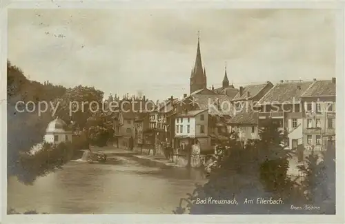 AK / Ansichtskarte Bad_Kreuznach Partie am Ellerbach Bad_Kreuznach