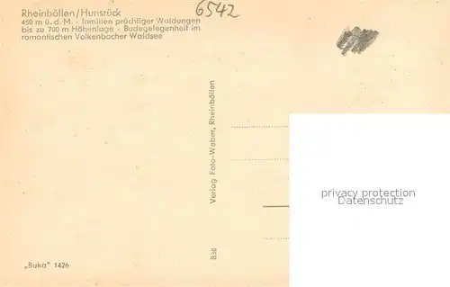 AK / Ansichtskarte Rheinboellen Blick zum Waisenhaus Rheinboellen