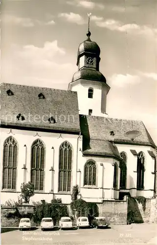 AK / Ansichtskarte Simmern_Hunsrueck Stephanskirche Simmern Hunsrueck