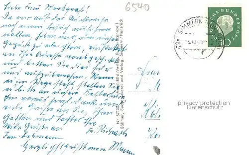 AK / Ansichtskarte Simmern_Hunsrueck Motiv an der Simmer Simmern Hunsrueck