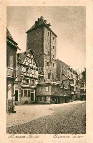 AK / Ansichtskarte Mainz_Rhein Eiserner Turm Mainz Rhein