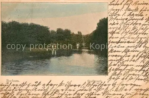 AK / Ansichtskarte Bochum Stadtpark Bochum