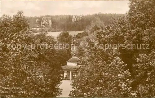 AK / Ansichtskarte Bad_Meinberg Kurpark Bad_Meinberg