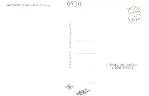AK / Ansichtskarte Bad_Meinberg Ev Kirche Bad_Meinberg