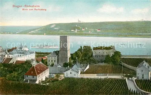 AK / Ansichtskarte Ruedesheim_am_Rhein Blick zum Rochusberg 
