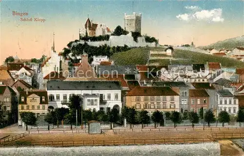 AK / Ansichtskarte Bingen_Rhein Schloss Klopp Bingen Rhein