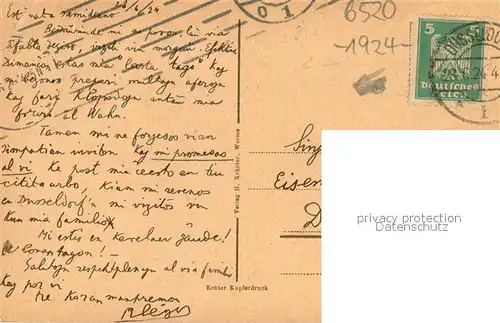 AK / Ansichtskarte Worms_Rhein Ludwisplatz Kirche Worms Rhein