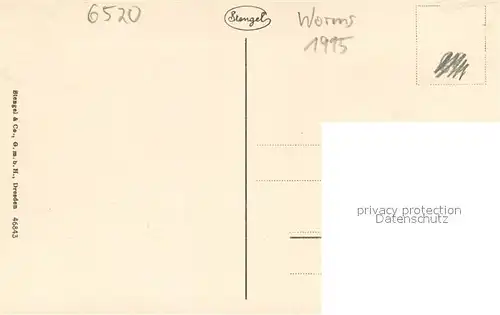 AK / Ansichtskarte Worms_Rhein Hagendenkmal Worms Rhein