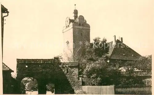 AK / Ansichtskarte Naumburg_Saale Stadtmauer am Marientor Turm Naumburg_Saale