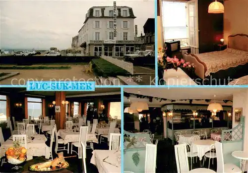 AK / Ansichtskarte Luc sur Mer_14 Hotel Beau Rivage Restaurant Chambre 