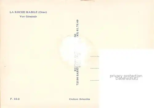 AK / Ansichtskarte La_Roche Mabile Vue generale La_Roche Mabile