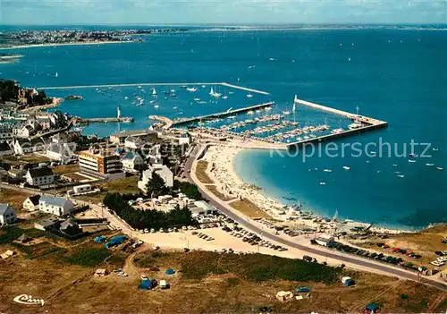 AK / Ansichtskarte Quiberon_Morbihan Port Haliguen vue aerienne Quiberon Morbihan