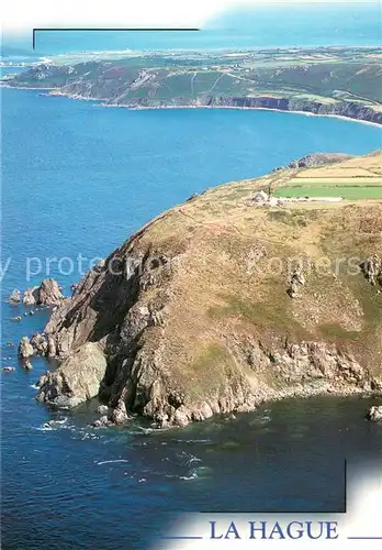 AK / Ansichtskarte La_Hague_Vauville le Nez de Joburg vue aerienne de la cote La_Hague_Vauville
