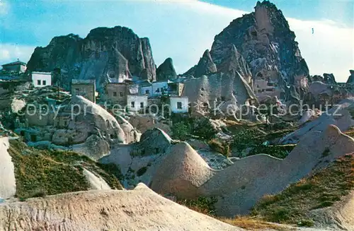 AK / Ansichtskarte Uchisar_Nevsehir_Turkey Burgfelsen 