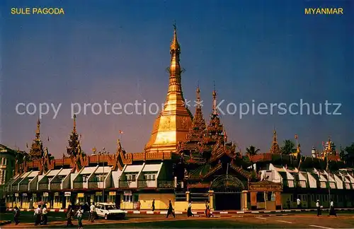 AK / Ansichtskarte Yangon Sule Pagoda Tempelanlage Yangon
