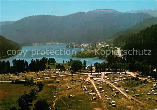 AK / Ansichtskarte Longemer_Lac_de_Vosges Vue aerienne sur le camping et le lac 