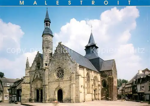 AK / Ansichtskarte Malestroit Place du Bouffay Eglise Saint Gilles Malestroit