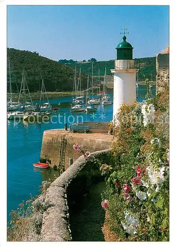 AK / Ansichtskarte Sauzon_Belle_Ile_en_Mer Le phare et le port Sauzon_Belle_Ile_en_Mer