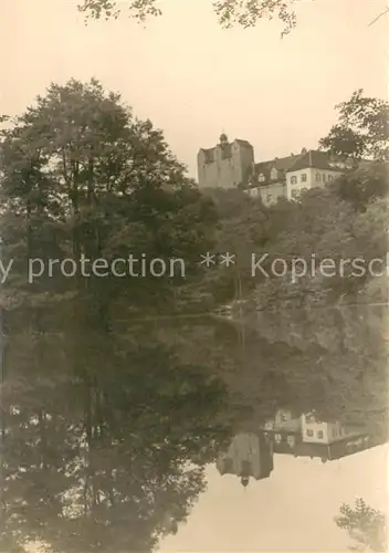 AK / Ansichtskarte Ballenstedt Schloss Wasserspiegelung Ballenstedt