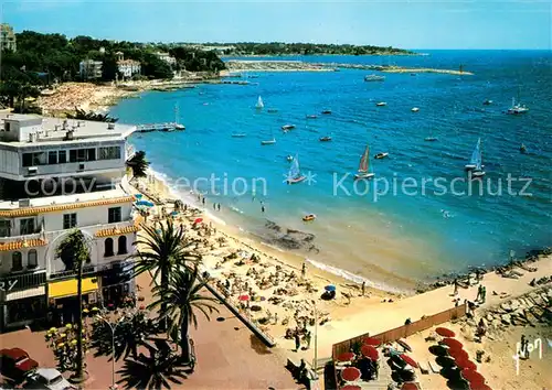 AK / Ansichtskarte Juan les Pins Vue generale sur les plage Cote d Azur Collection Couleurs et Lumiere de France Juan les Pins