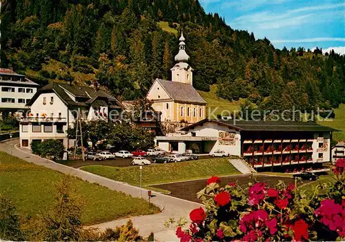 AK / Ansichtskarte Bad_Kleinkirchheim_Kaernten Hotel Pension Praegant Kirche Bad_Kleinkirchheim