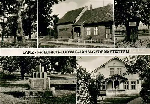 AK / Ansichtskarte Lanz_Ludwigslust Friedrich Ludwig Jahn Gedenkstaetten 