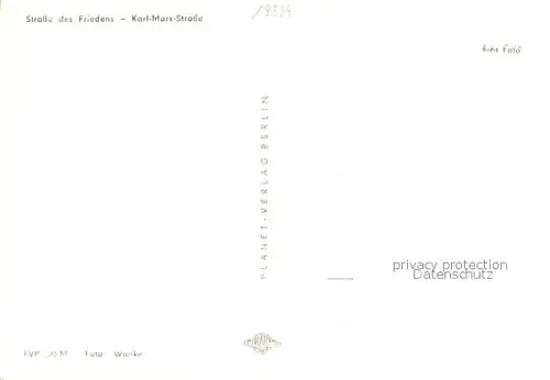 AK / Ansichtskarte Goldberg_Mecklenburg Strasse des Friedens Karl Marx Strasse Goldberg_Mecklenburg