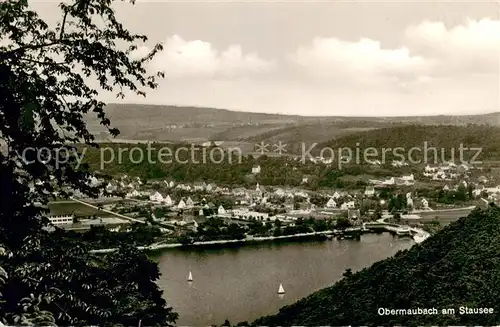 AK / Ansichtskarte Obermaubach Panorama mit Stausee Obermaubach