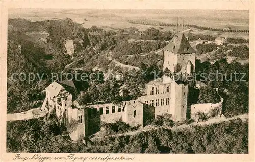 AK / Ansichtskarte Nideggen_Eifel Burg Nideggen Fliegeraufnahme Nideggen Eifel