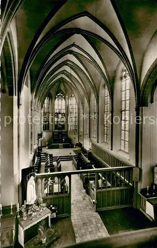 AK / Ansichtskarte Heimbach_Eifel Abtei Mariawald Inneres der Klosterkirche Heimbach Eifel