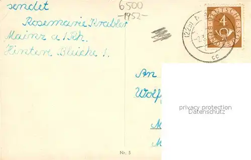 AK / Ansichtskarte Mainz_Rhein Panorama Stephansturm Ausflugsdampfer Dom Mainz Rhein